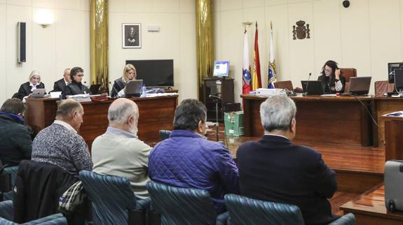 Imagen de una de las jornadas del juicio por el caso 'Trigo Limpio'. 