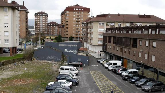 Zona del Zapatón donde se ubicaría el aparcamiento
