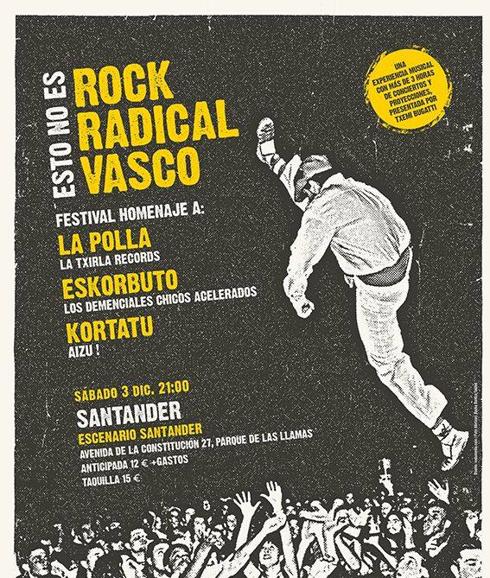 Cartel que anuncia el concierto del próximo sábado.