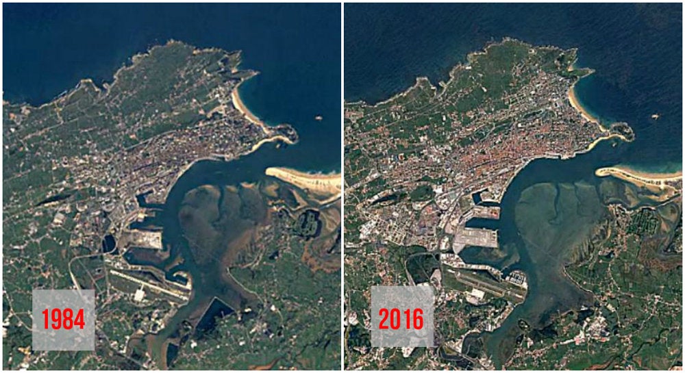 El mapa de Santander en 2016.