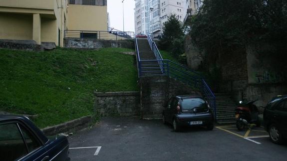 Imagen del barrio Camino, en Tetuán, donde desembocaba al antiguo túnel de Tetuán que venía desde La Cañía.  