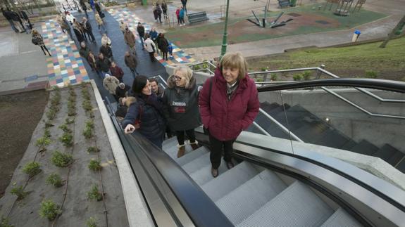 Santander estrena sus octavas escaleras mecánicas