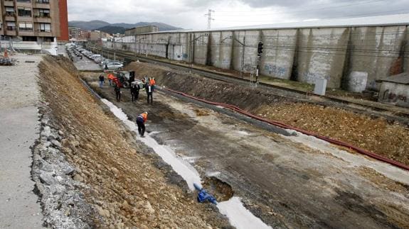 Las obras del nuevo vial de acceso a la ciudad estan siendo ejecutadas por la empresa Senor.