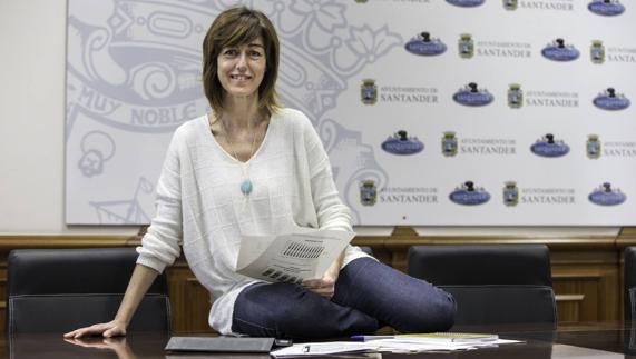 Amparo Coterillo, esta semana en el Ayuntamiento de Santander donde ejerce como concejala desde 2011.