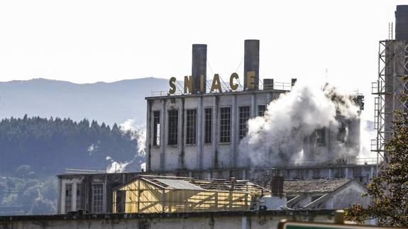 Factoría de Sniace, en Torrelavega.