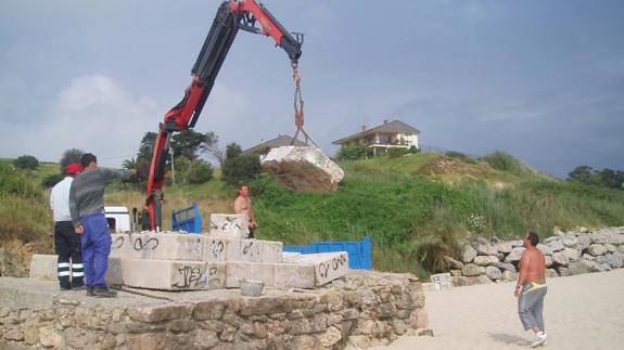 El monumento fue desmontado en el año 2010.