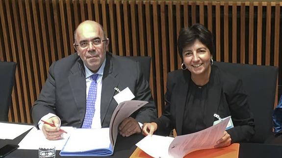 Jesús Oria y Beatriz Fernández.