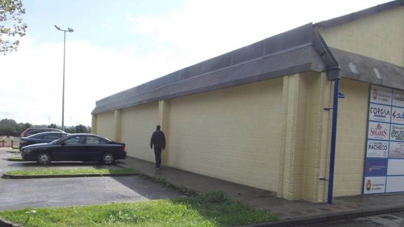 Una de las paredes de remo será objeto de la decoración a grafiti del concurso. 