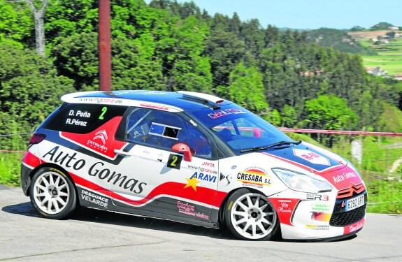 Dani Peña y Raúl Pérez dominaron la prueba con el DS3 del equipo Auto Gomas. 