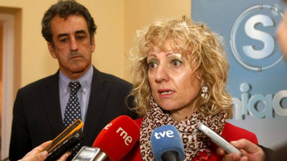 La vicepresidenta Díaz Tezanos.