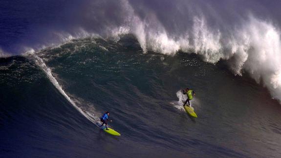 Competición La Vaca Gigante, en El Bocal, Santander 