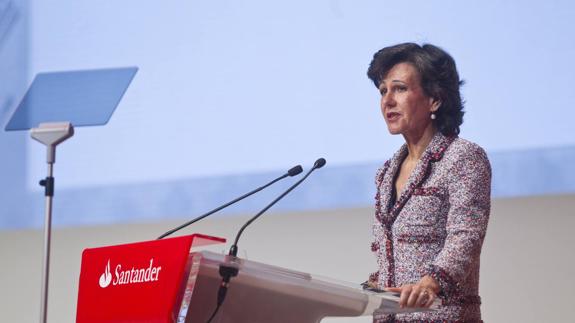 Ana Botín, presidenta del Santander.