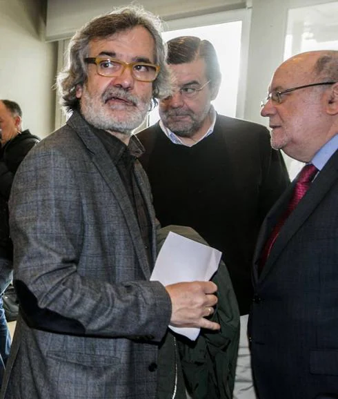 Guerrero, con Ángel Agudo y Juan José Sota. 