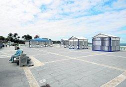 Los Baños de Ola salpican a los Jardines de San Roque