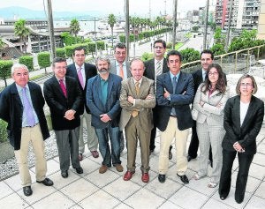 La reunión de la CHC tuvo lugar ayer en el Hotel Bahía. / ROBERTO RUIZ