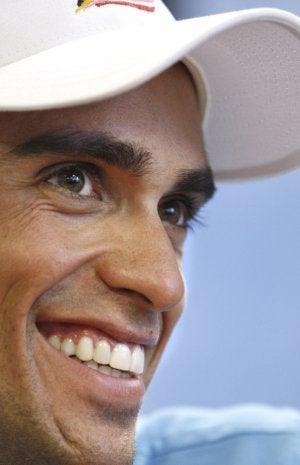 Contador se muestra confiado en sus posibilidades. ::
EFE