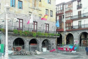 La obras en el Ayuntamiento de Castro se retrasan y no acabarán hasta febrero