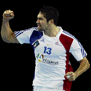 Nikola  Karabatic,  líder de la  selección gala.  ::
D. SAGOLJ - REUTERS