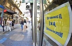 El comercio asumirá la subida del IVA para no perder clientela
