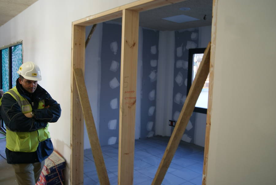 Fotos: Visita obras nuevo instituto de Arroyo