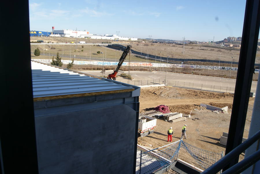 Fotos: Visita obras nuevo instituto de Arroyo