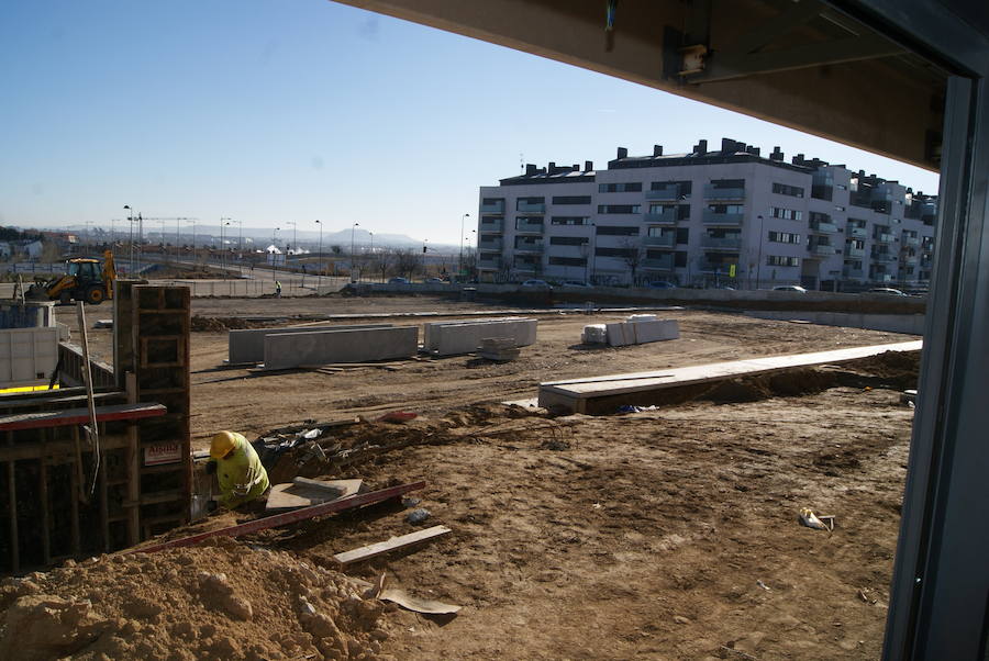 Fotos: Visita obras nuevo instituto de Arroyo