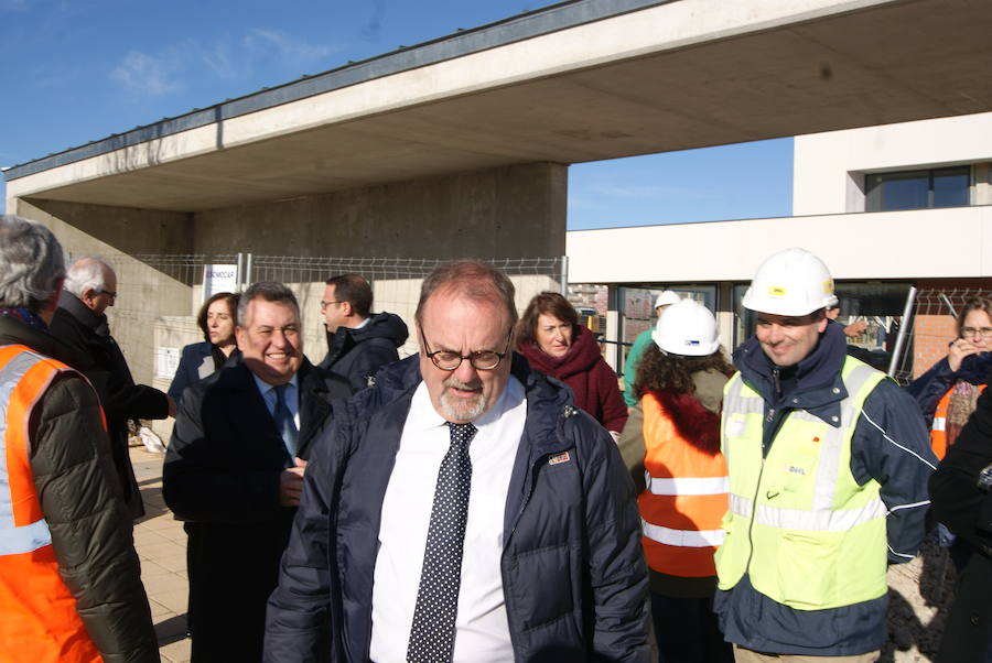 Fotos: Visita obras nuevo instituto de Arroyo