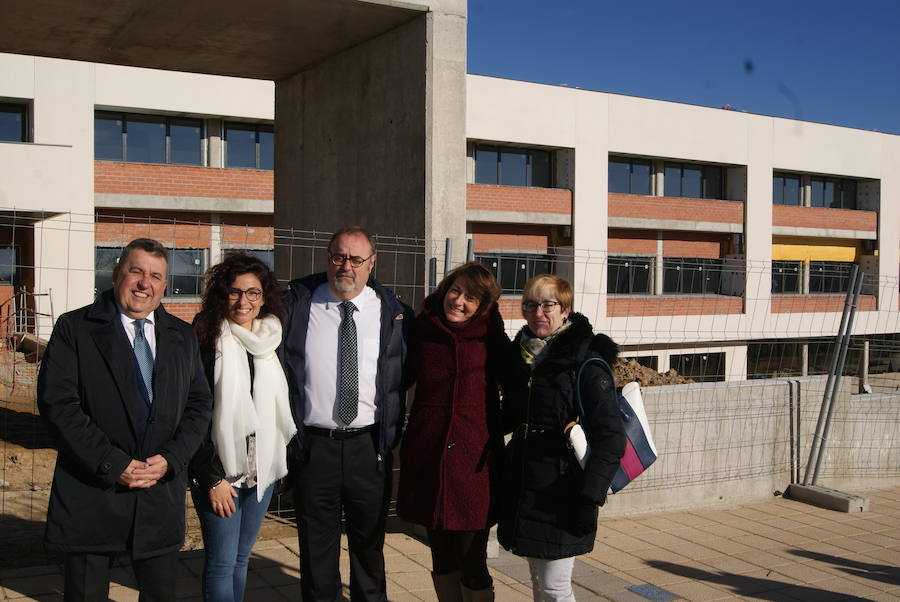 Fotos: Visita obras nuevo instituto de Arroyo