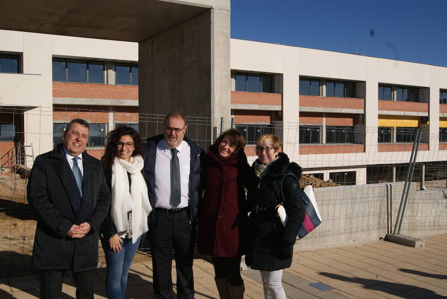 Fotos: Visita obras nuevo instituto de Arroyo