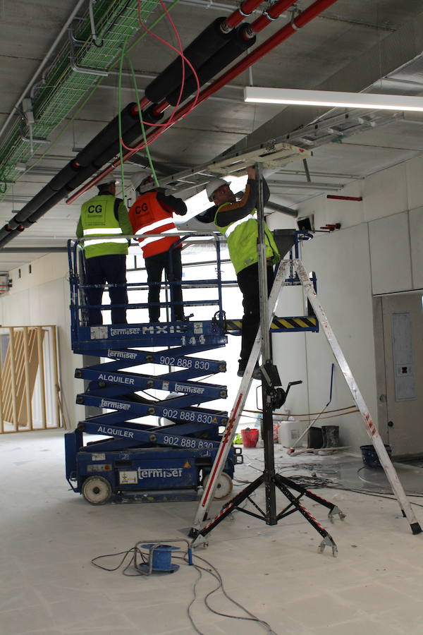 Fotos: Visita institucional a las obras de la Casa de la Música y el Teatro de Arroyo de la Encomienda