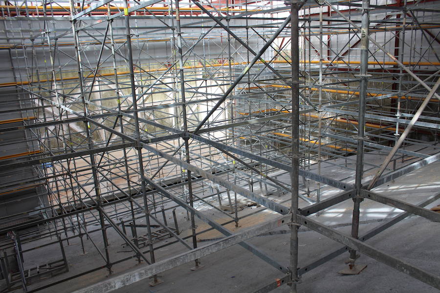 Fotos: Visita institucional a las obras de la Casa de la Música y el Teatro de Arroyo de la Encomienda