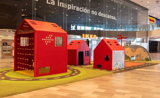 Zona de juegos infantiles en RÍO Shopping. 