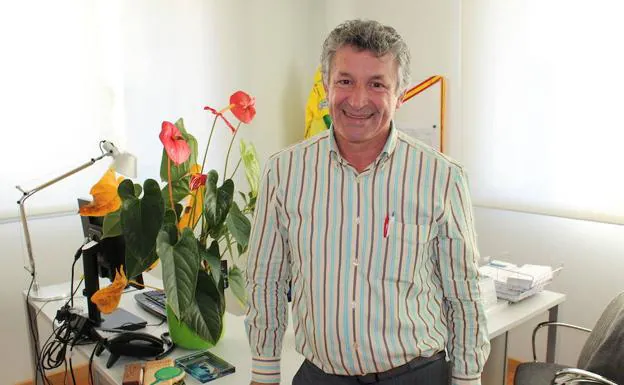 Sarbelio Fernández en su despacho del Ayuntamiento. 