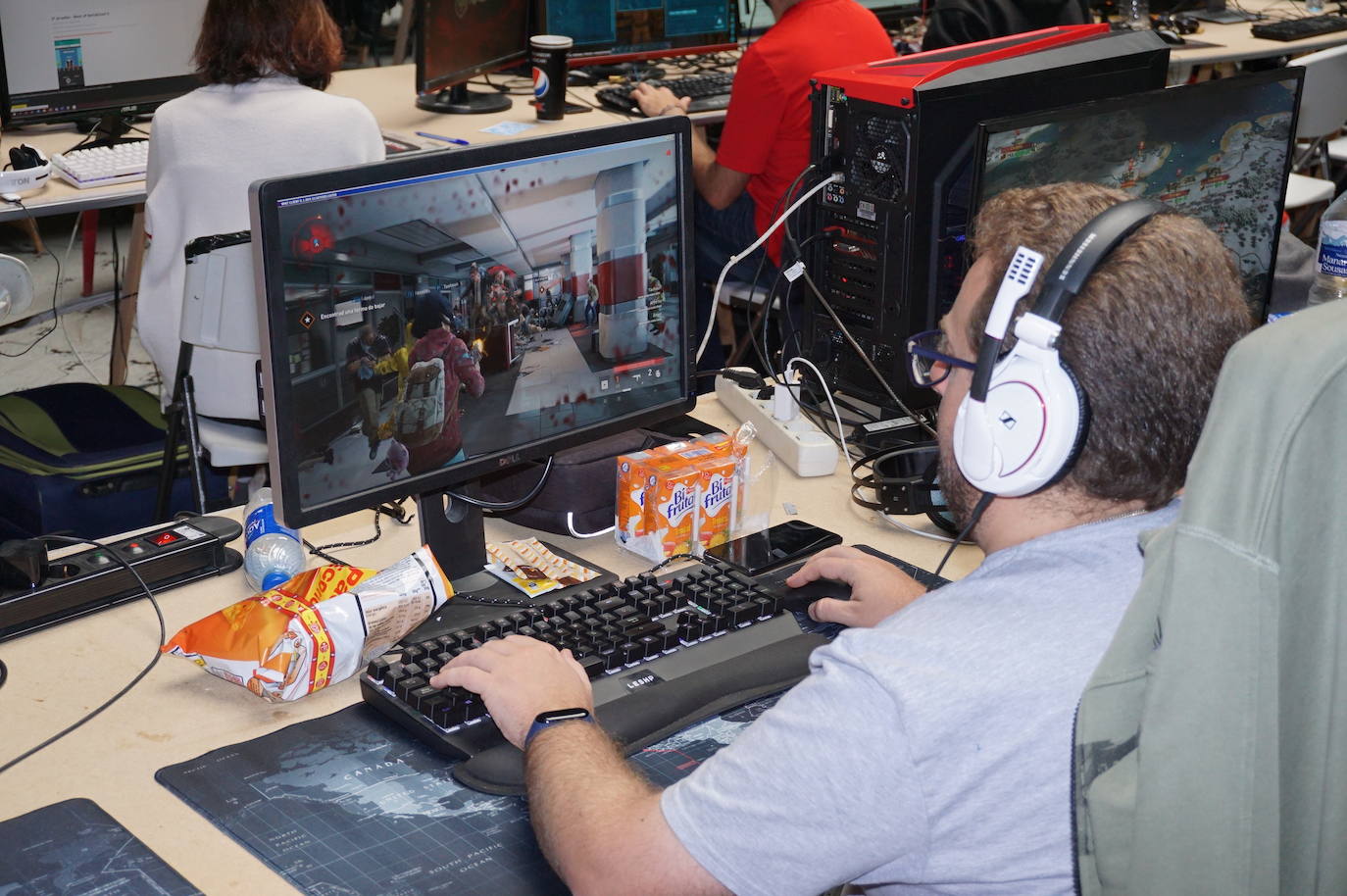 Mas de 400 participantes en la Lan Party arroyana. 