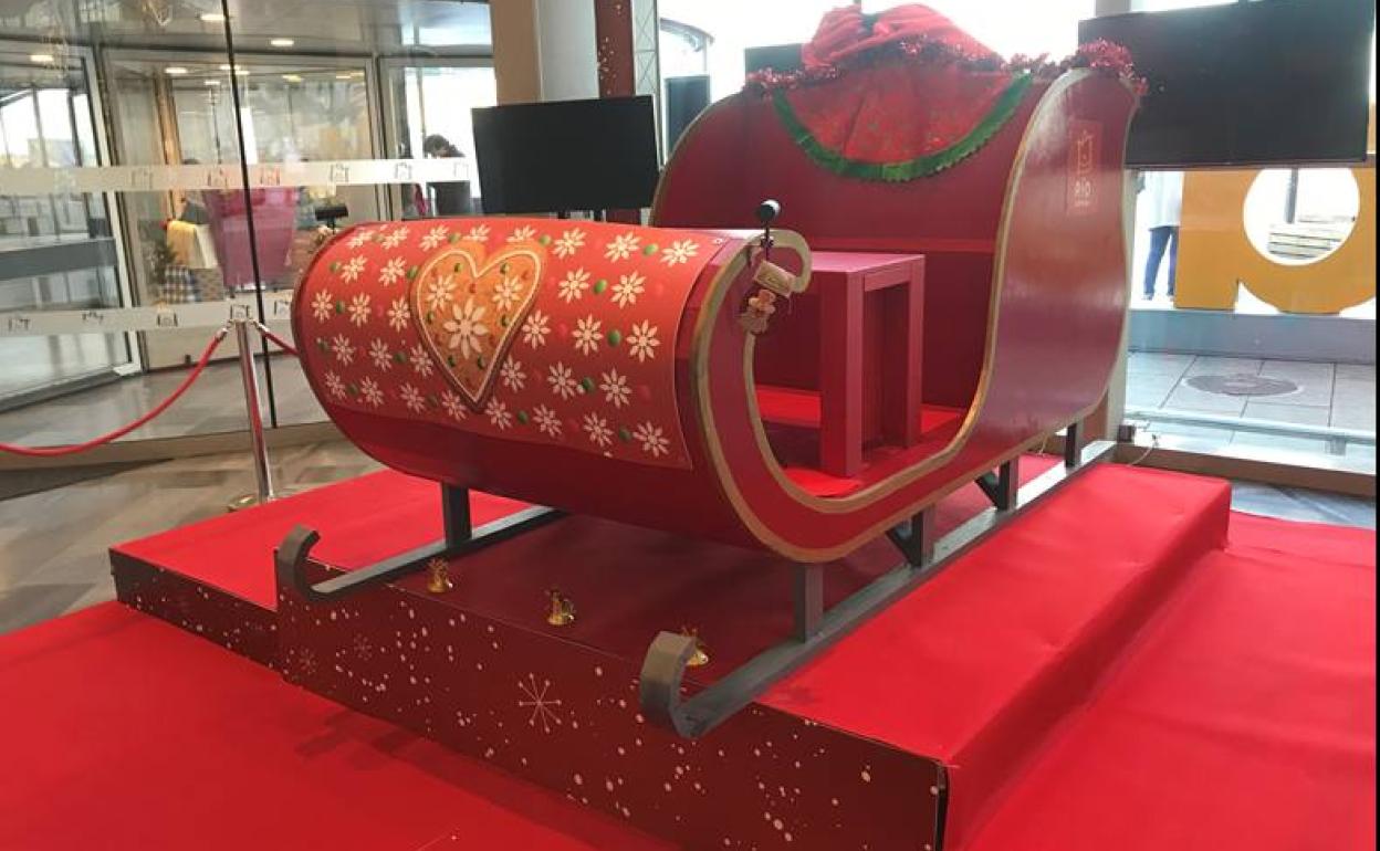 Trineo de Papá Noel en RÍO Shopping. 