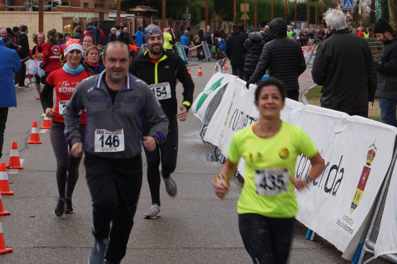Ganadoras de la prueba femenina de 10 kilómetros. 