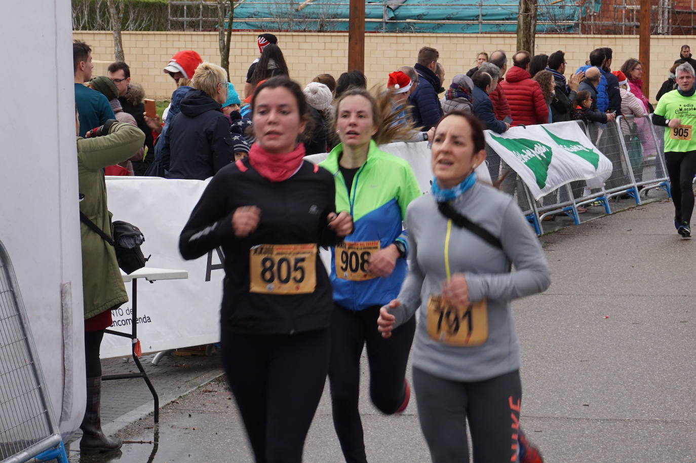 Ganadoras de la prueba femenina de 10 kilómetros. 
