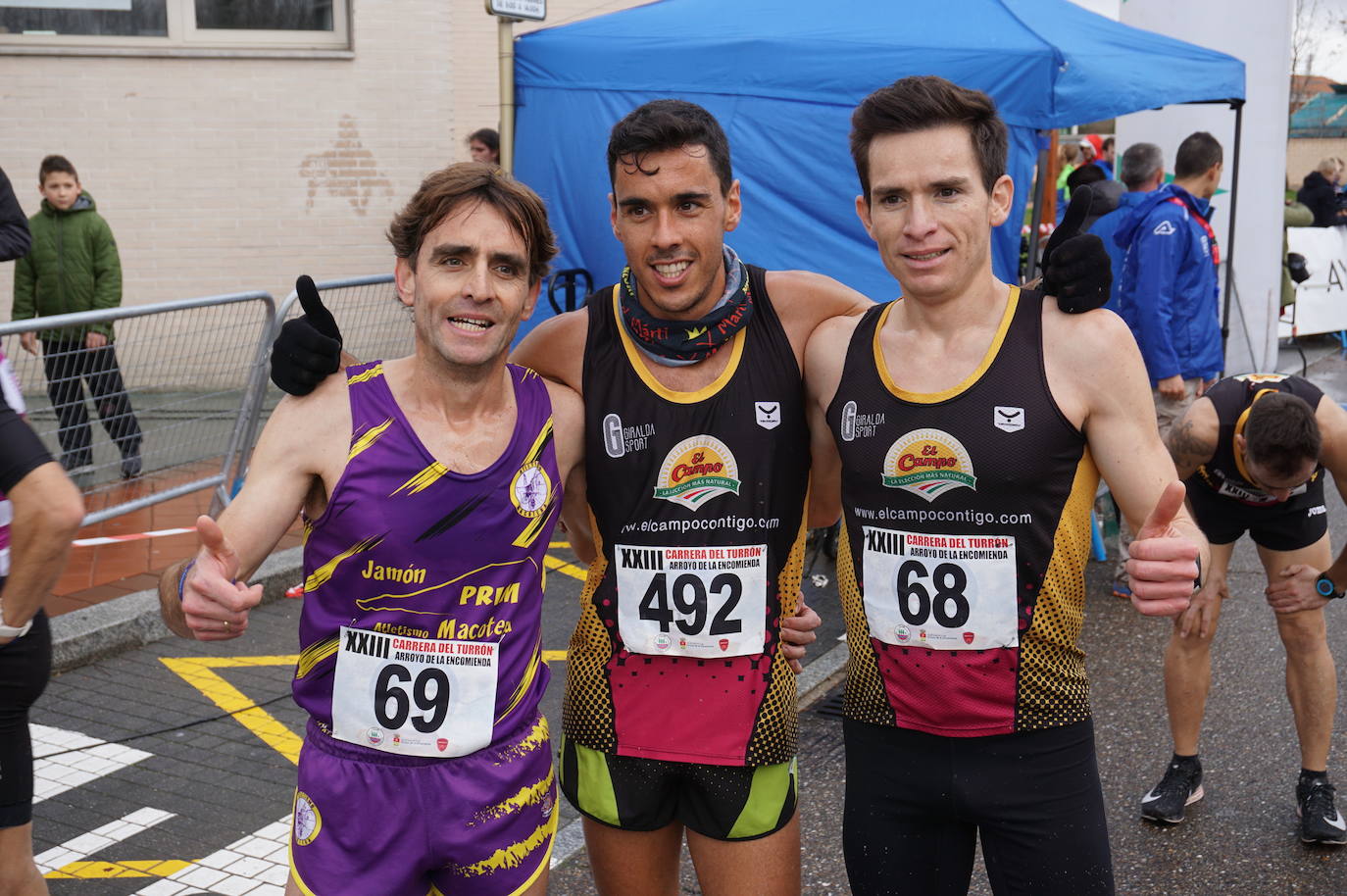 Ganadoras de la prueba femenina de 10 kilómetros. 