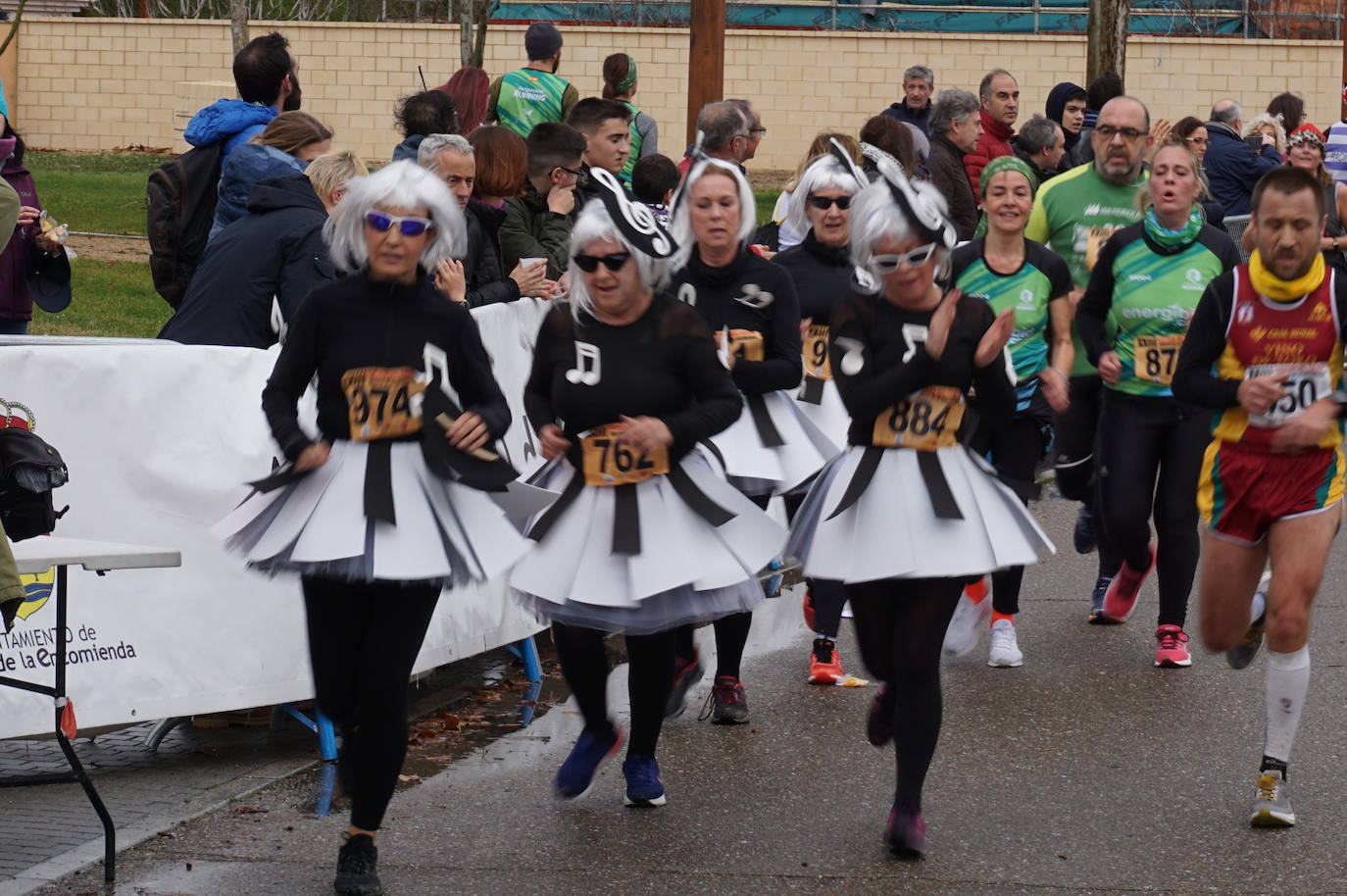 Ganadoras de la prueba femenina de 10 kilómetros. 