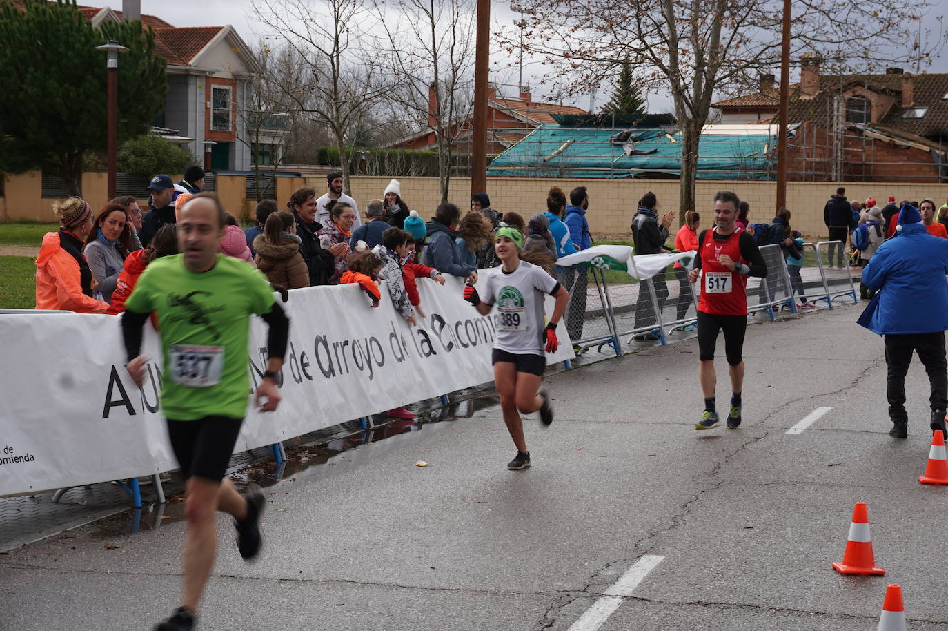 Ganadoras de la prueba femenina de 10 kilómetros. 