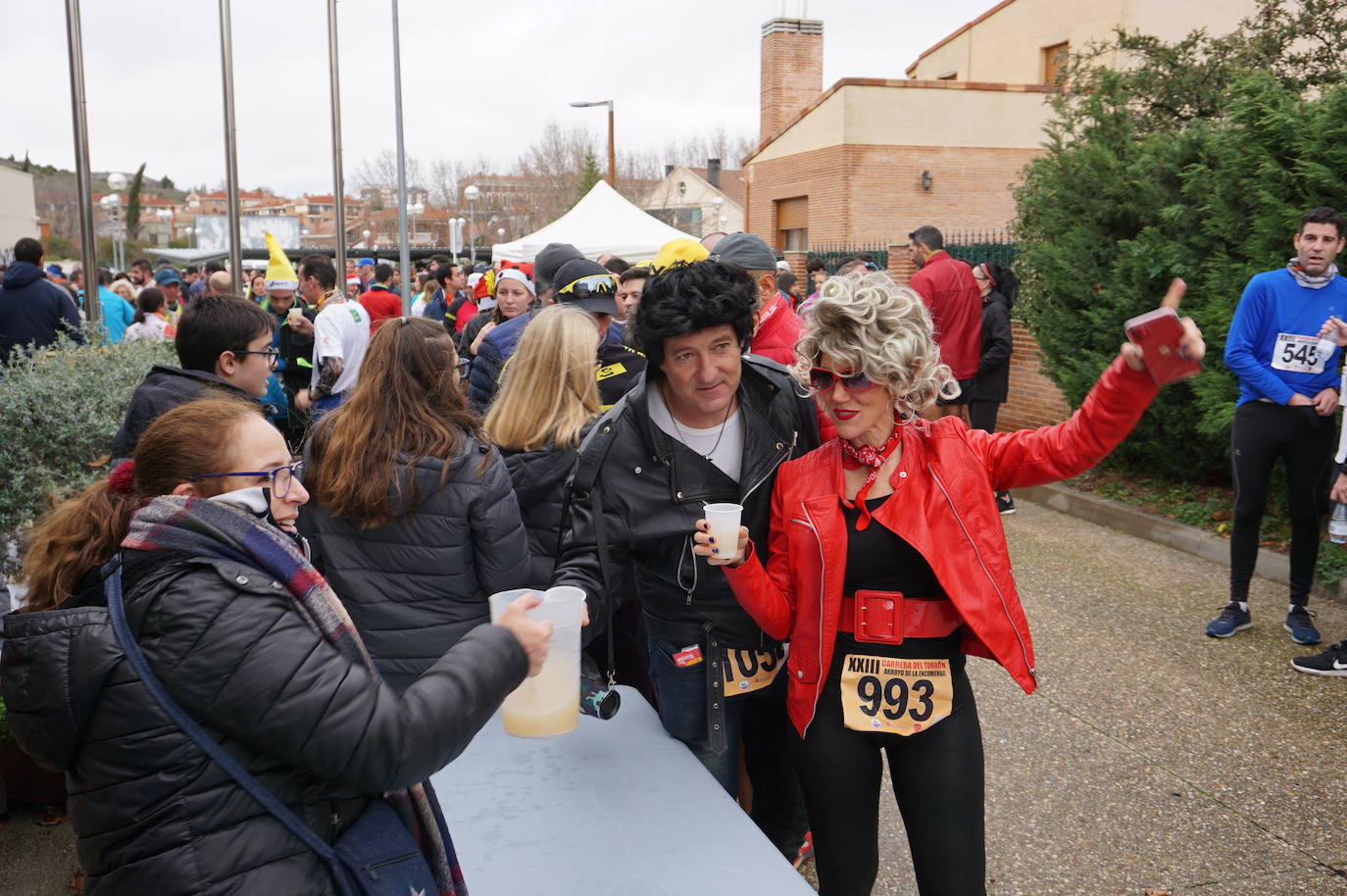 Ganadoras de la prueba femenina de 10 kilómetros. 