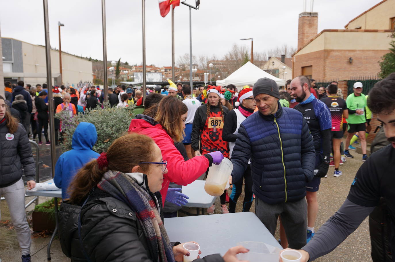 Ganadoras de la prueba femenina de 10 kilómetros. 