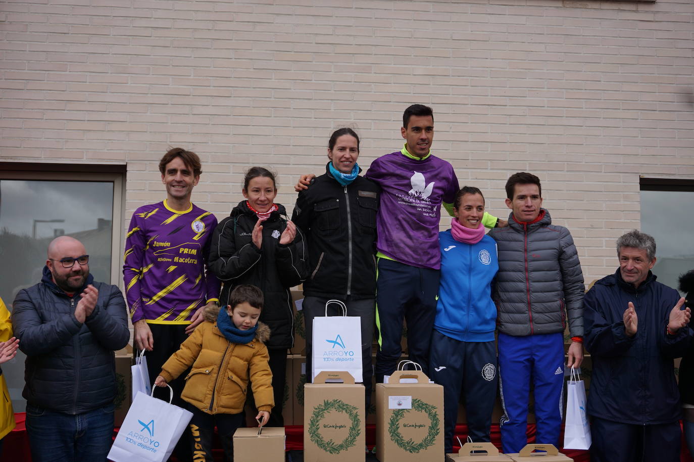 Ganadoras de la prueba femenina de 10 kilómetros. 
