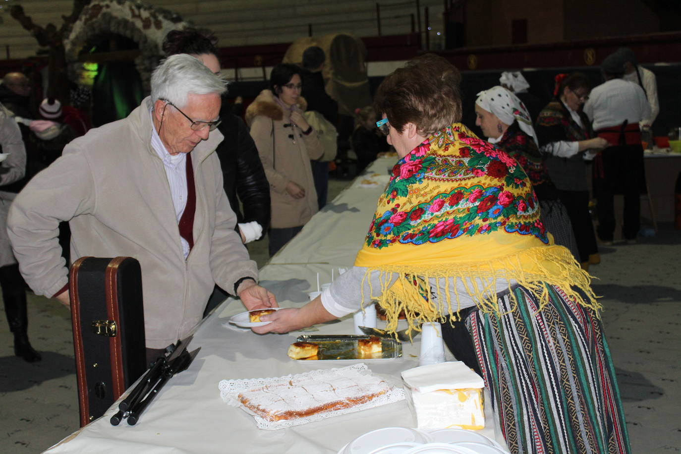 Adoración de los Reyes Magos al Niño Jesús en el portal de Belén. 