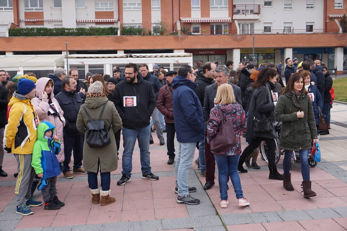 Lectura del manifiesto de la plataforma. 
