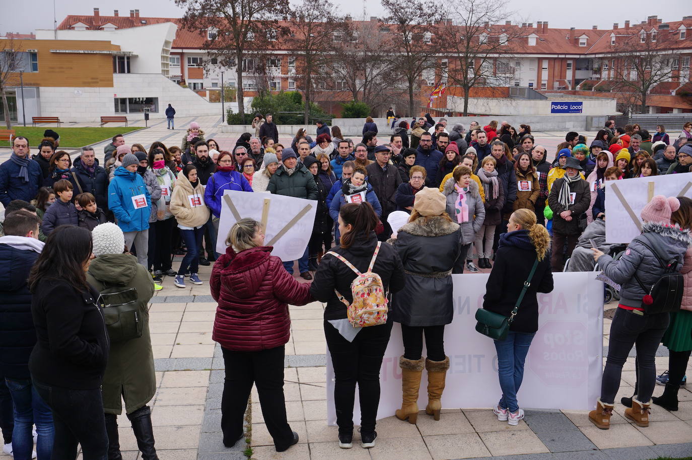 Lectura del manifiesto de la plataforma. 