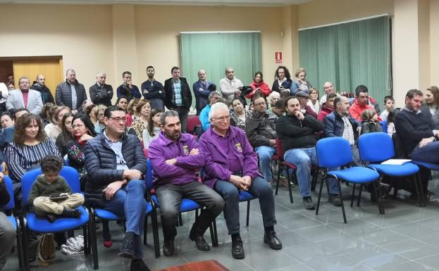 Público asistente al acto de entrega de premios en la sede de la Mancomunidad Torozos. 