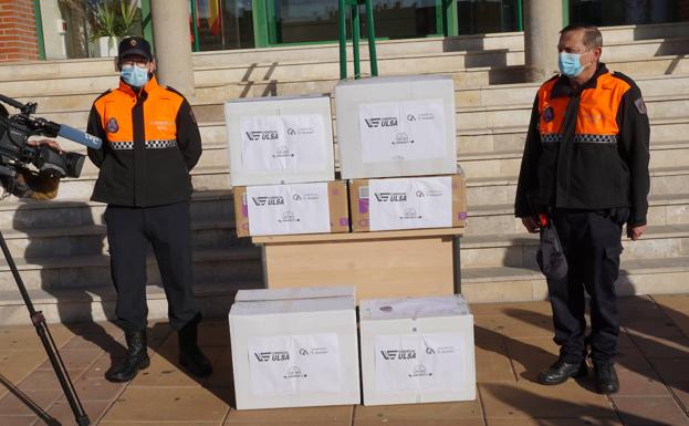 Protección Civil de Arroyo se ha encargado de recopilar el material. 