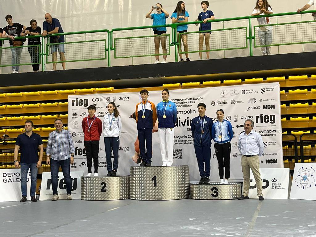 Deportistas del C.D. Trampolín Arroyo 