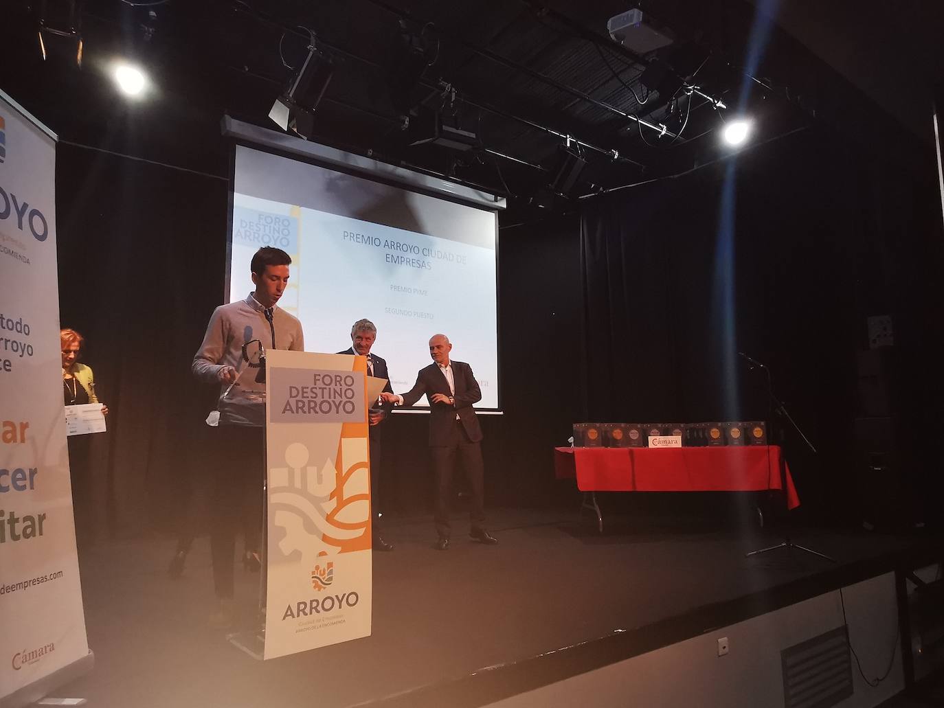 Foro 'Destino Arroyo', organizado por el Ayuntamiento de Arroyo y la Cámara de Comercio 